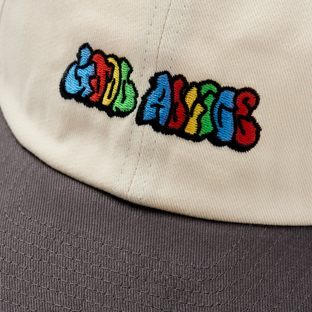 Good Advice 90s Logo Cap Cream Black