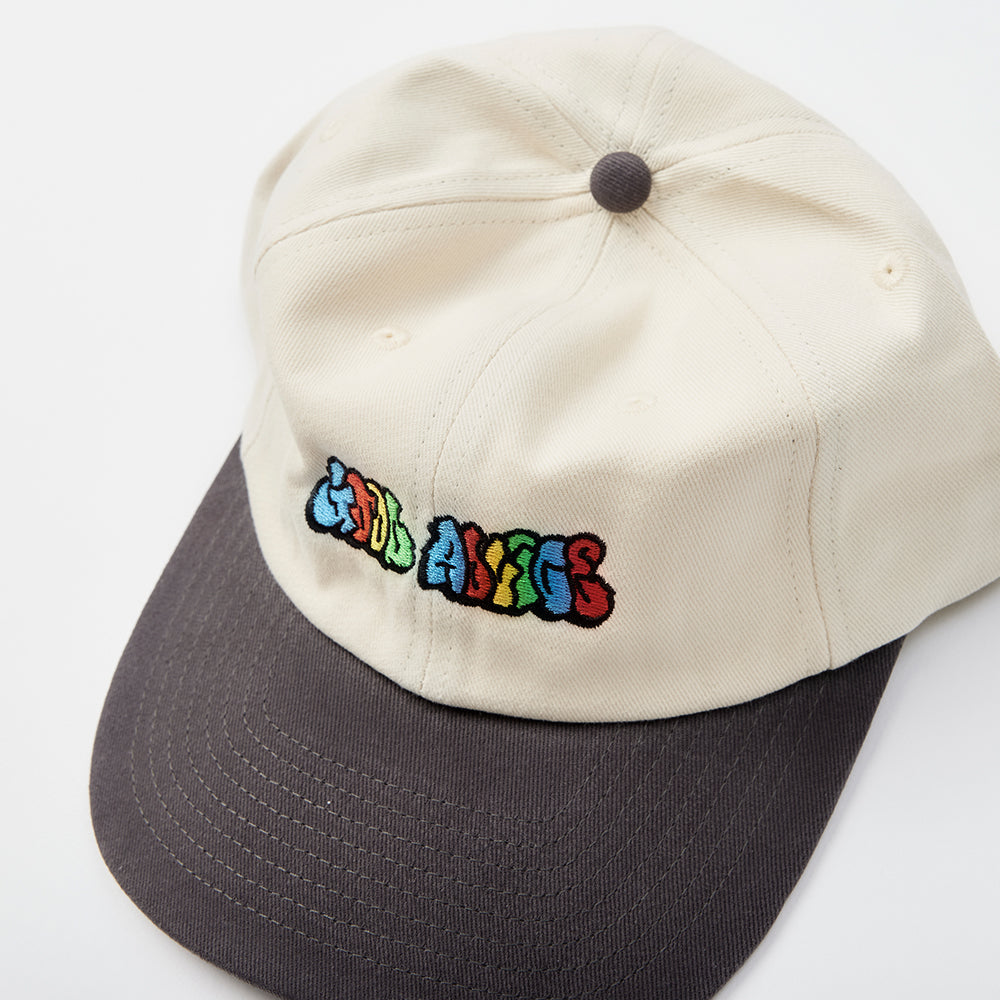 Good Advice 90s Logo Cap - Cream/Black