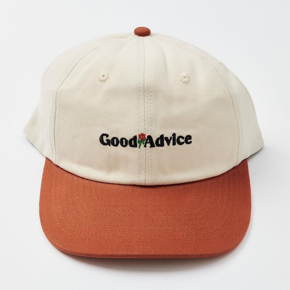 Good Advice Chat Line Cap - Cream/Rust