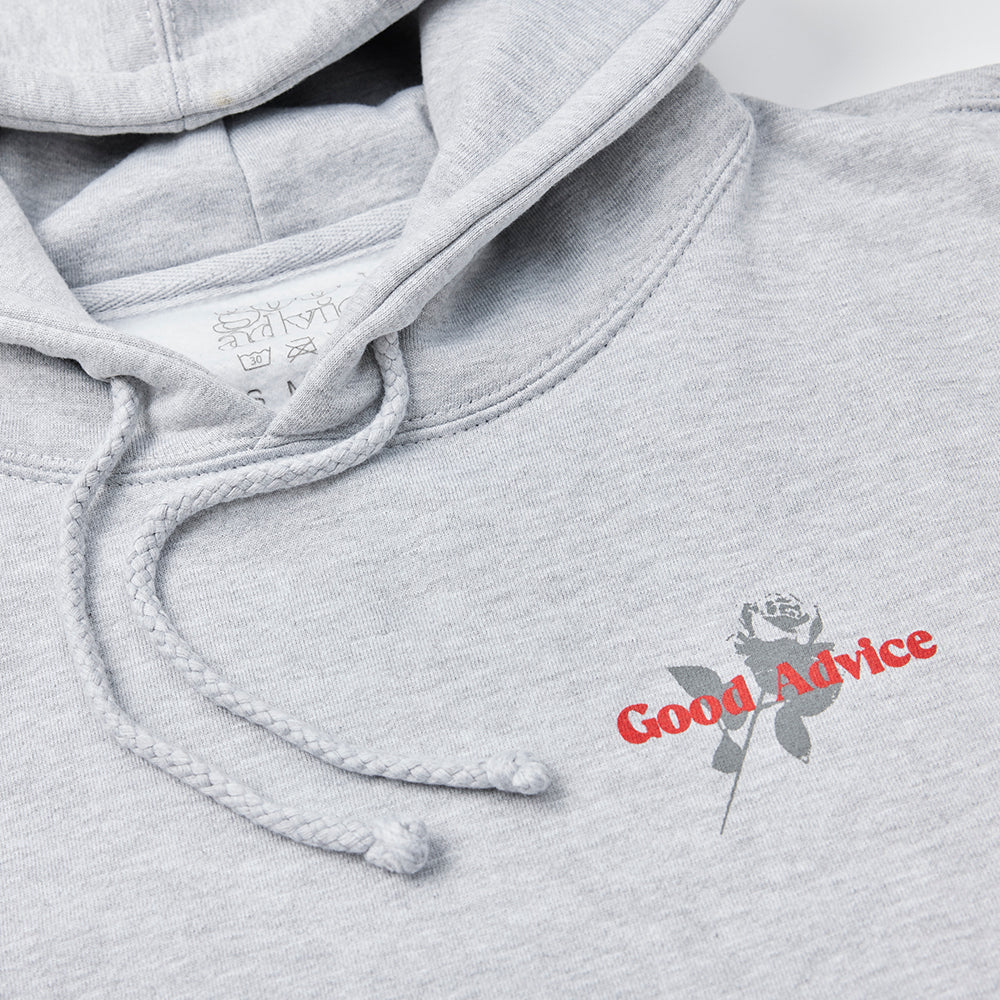 Good Advice Chat Line Hoodie - Heather Grey